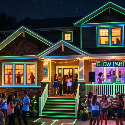 Glow in the Dark Tape: Easy, Safe Halloween Décor Ideas