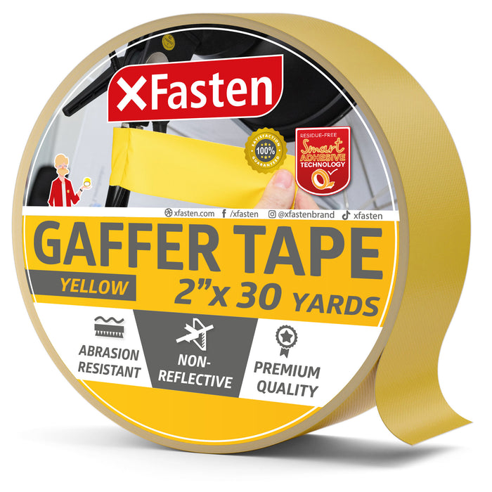 XFasten Gaffer Tape | 2 Inches x 30 Yards