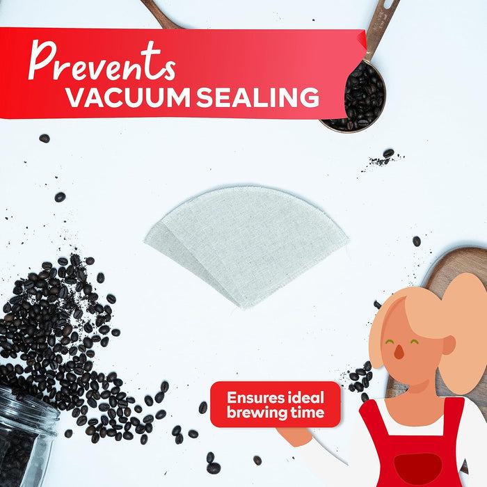 XFasten Hemp Reusable Coffee Filters No 2 (3-Pack) Number 2 Cone Coffee Filters | Pour Over Unbleached Coffee Filters | Fits 1-4 Cups Organic Hemp Cloth Coffee Filters Cone | Coffee Filter Reusable