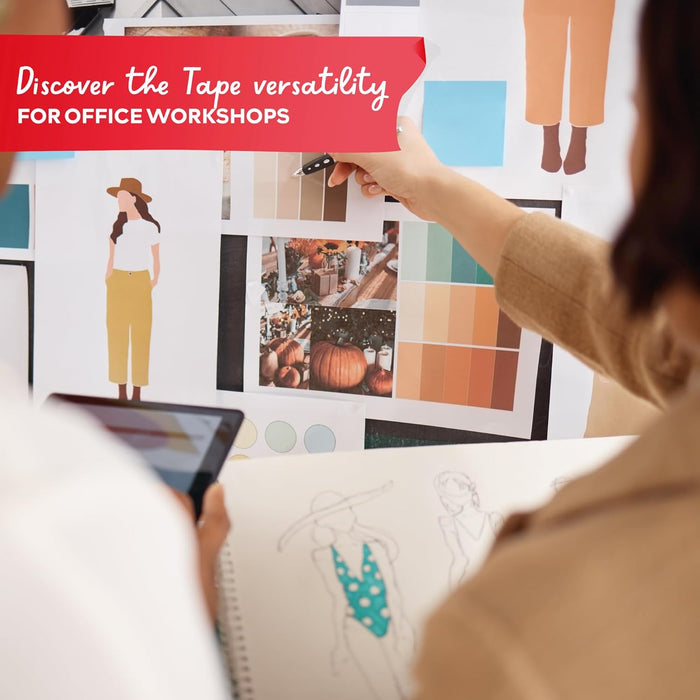 XFasten Foam Mounting Tape - 1/2 inch x 36 yd Pack of 5