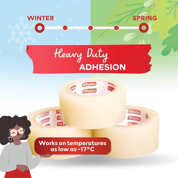 XFasten Winter Insulation Tape - 2-Inch x 30-Yards, Residue-Free, Draft Stopper for Weather Sealing