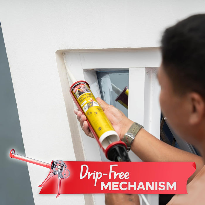 XFasten Caulking Gun 10 oz  12:1 Thrust Ratio