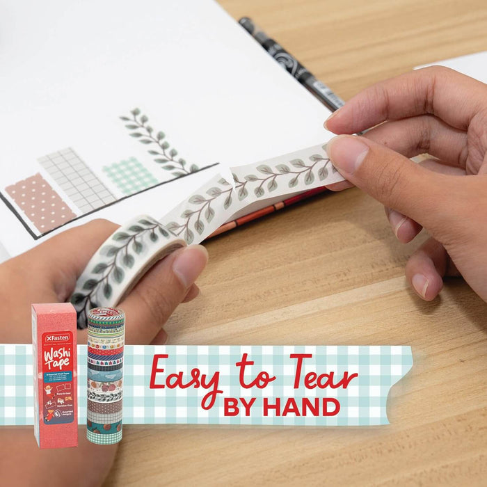 XFasten Colorful Washi Tape | Set of 21