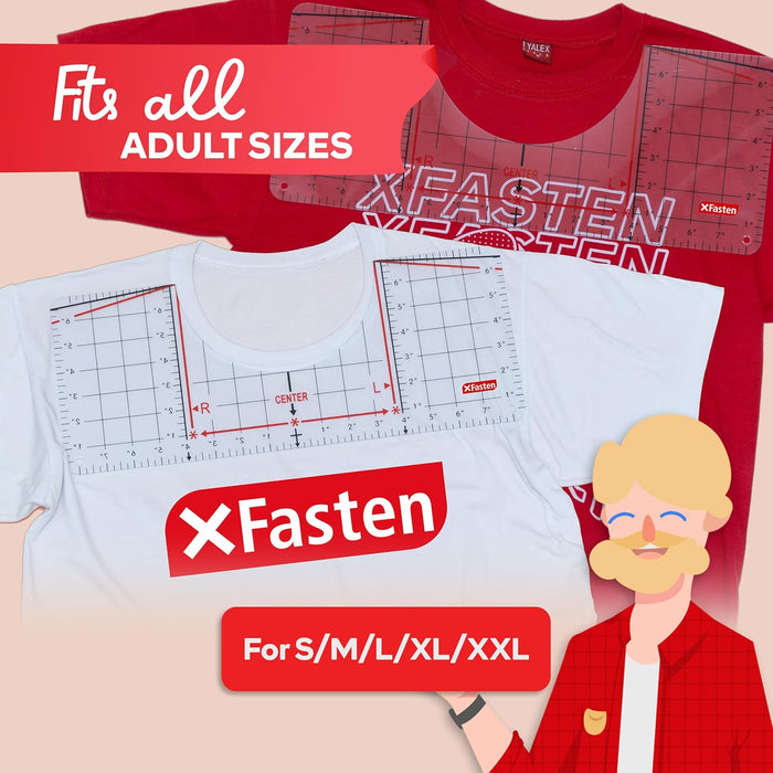 XFasten Tshirt Ruler Guide 1-pack