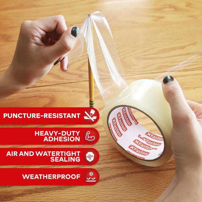 XFasten Winter Insulation Tape - 2-Inch x 30-Yards, Residue-Free, Draft Stopper for Weather Sealing