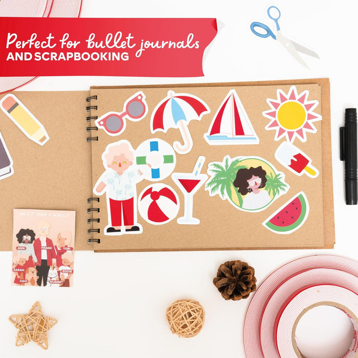 XFasten Foam Mounting Tape - 1/2 inch x 36 yd Pack of 5