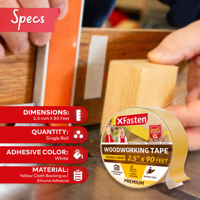 double sided woodworking tape