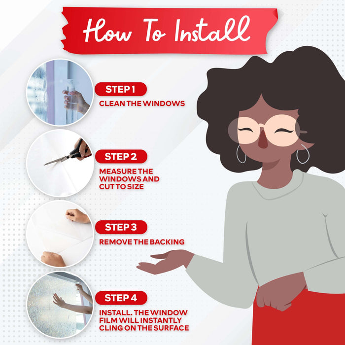 XFasten Rainbow Window Privacy Film – 17.7 x 78.7 Inch | Crystal Stained Glass Static Cling for Glass Windows and Doors